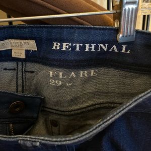 Burberry Brit flare leg jeans